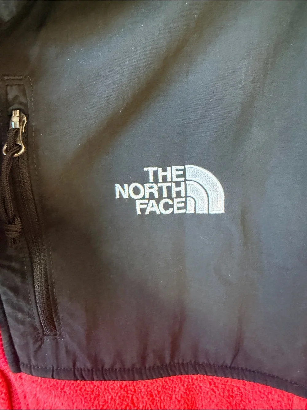 The North Face Pink and Black Fleece Jacket